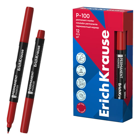 ErichKrause P-100 PERMANENTNI MARKER M 1,0mm 1/1 14880